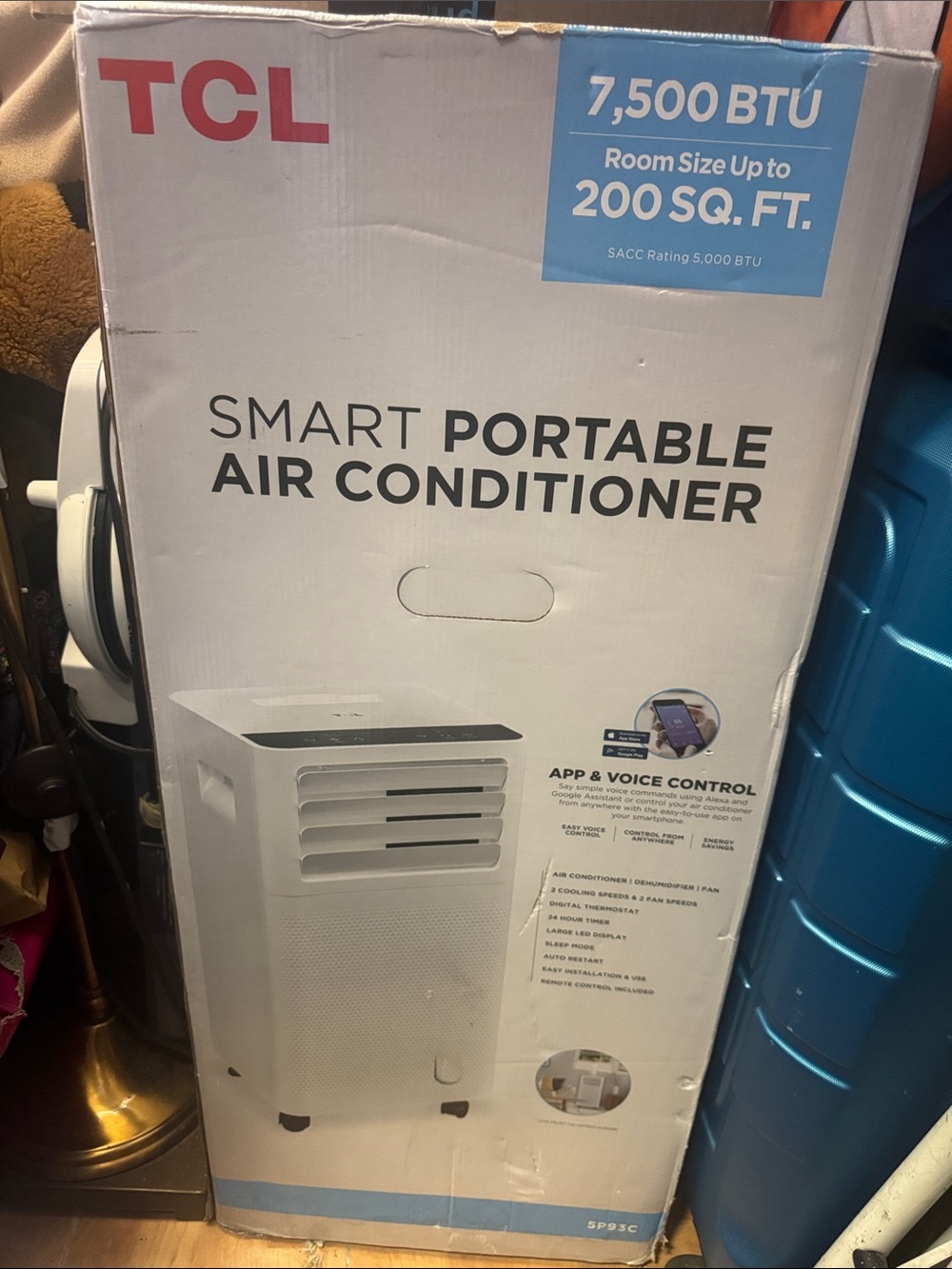 TCL Smart Portable Air Conditioner - White